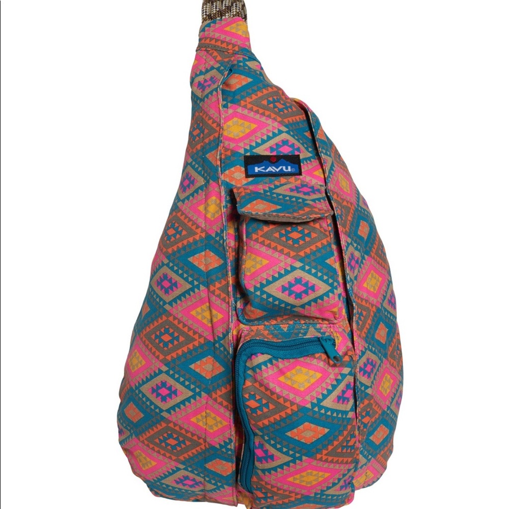 Last one! NEW Kavu Rope Bag in Rhombus Rug